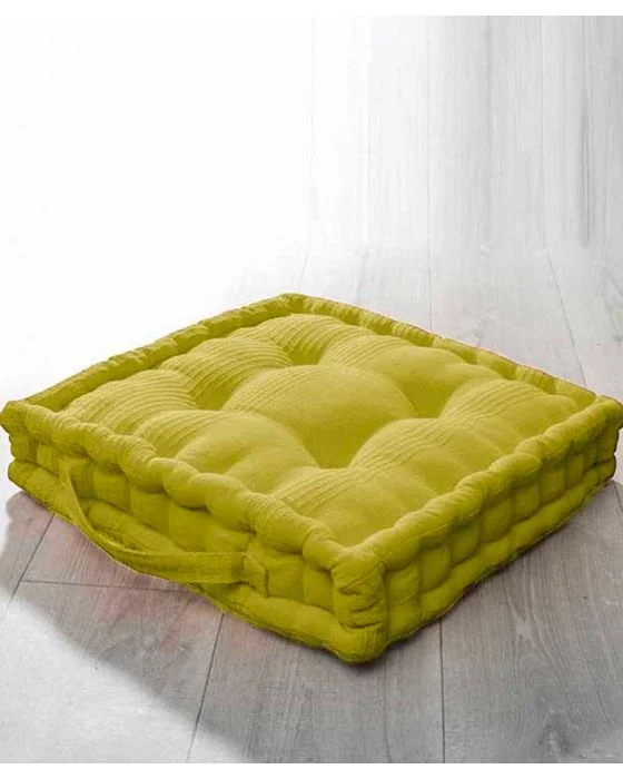 Coussin d'assise uni et rayé