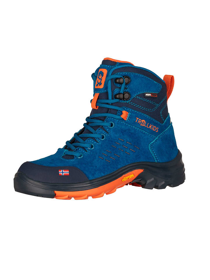 Trollkids Leder-Wanderschuhe 