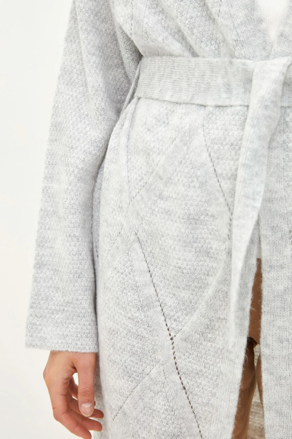 LC Waikiki  Strickjacke - Grau - Regular Fit