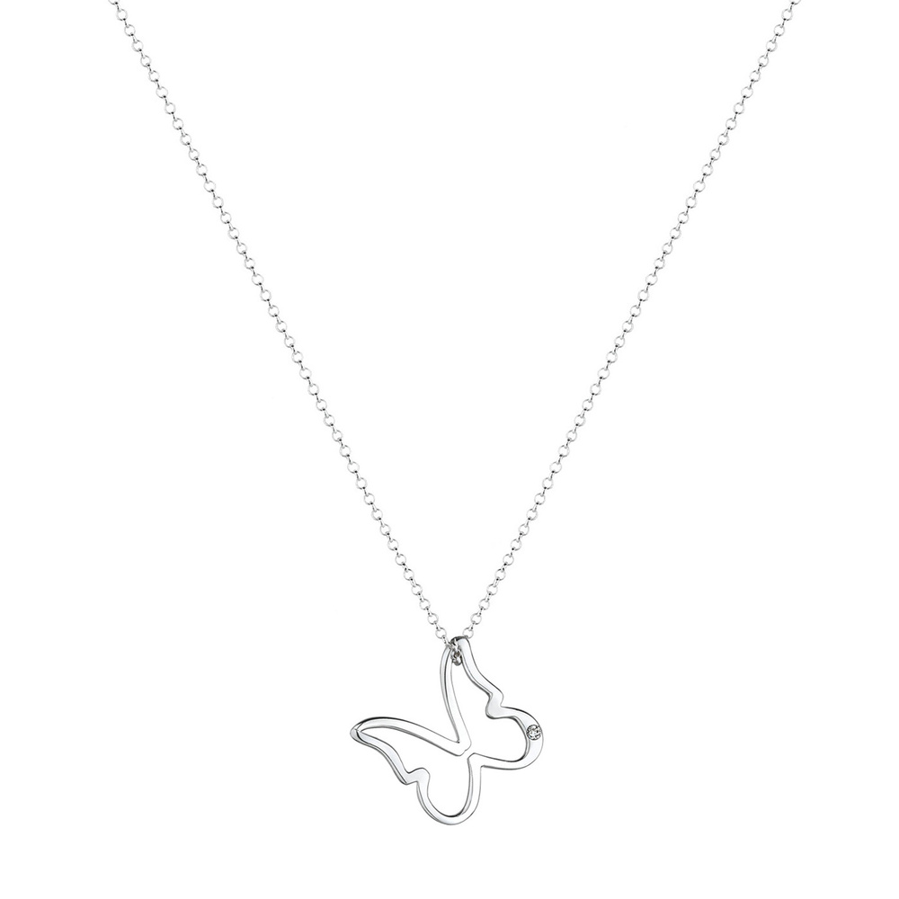 Elli Elli Collier Schmetterling Kristalle 925 Silber collier