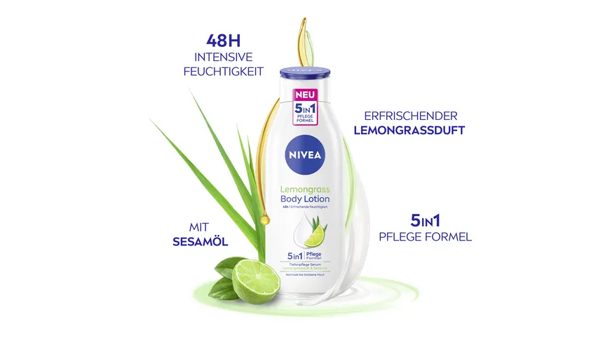 NIVEA Body Lotion Lemongrass 400 ml