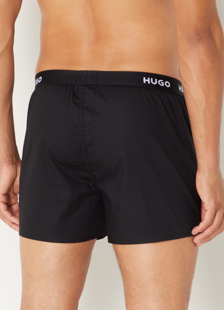 Lot de 3 boxers HUGO BOSS avec ceinture logotée