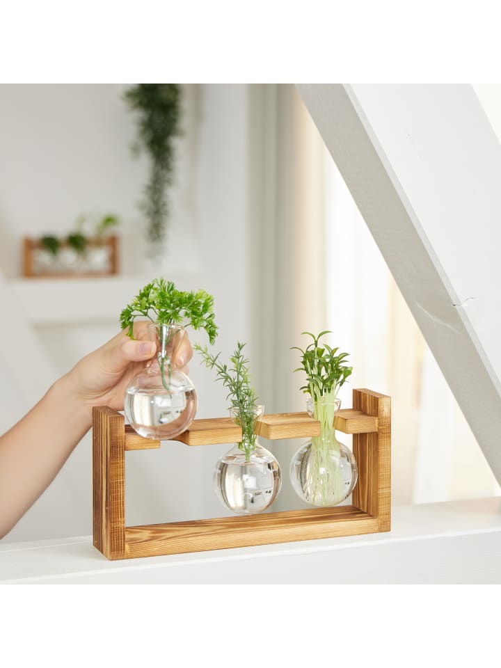 relaxdays Reagenzglas Vase 