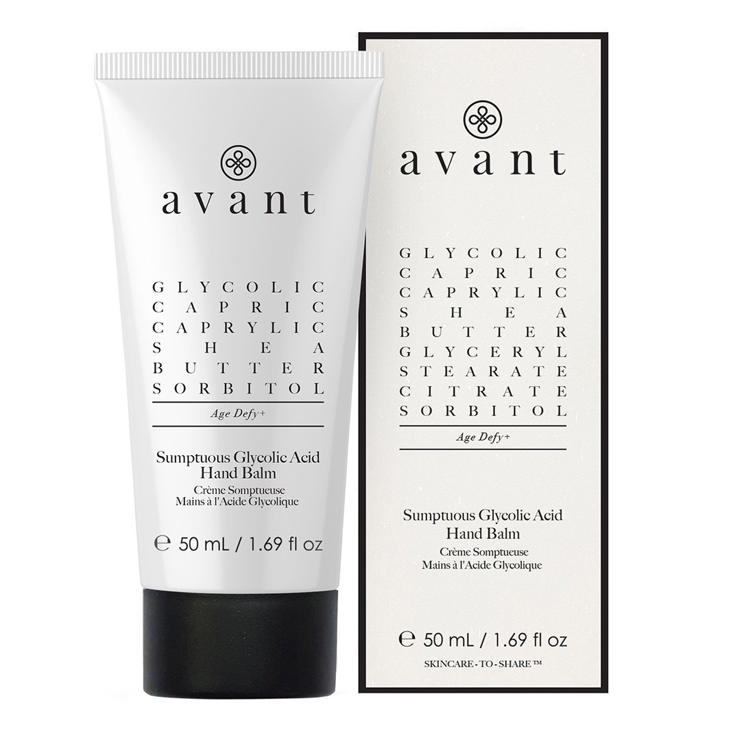 Luksusowy krem do rąk Avant Skincare z kwasem glikolowym