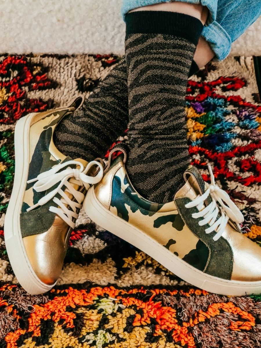 PM002 - Camouflage Kaki / Doré