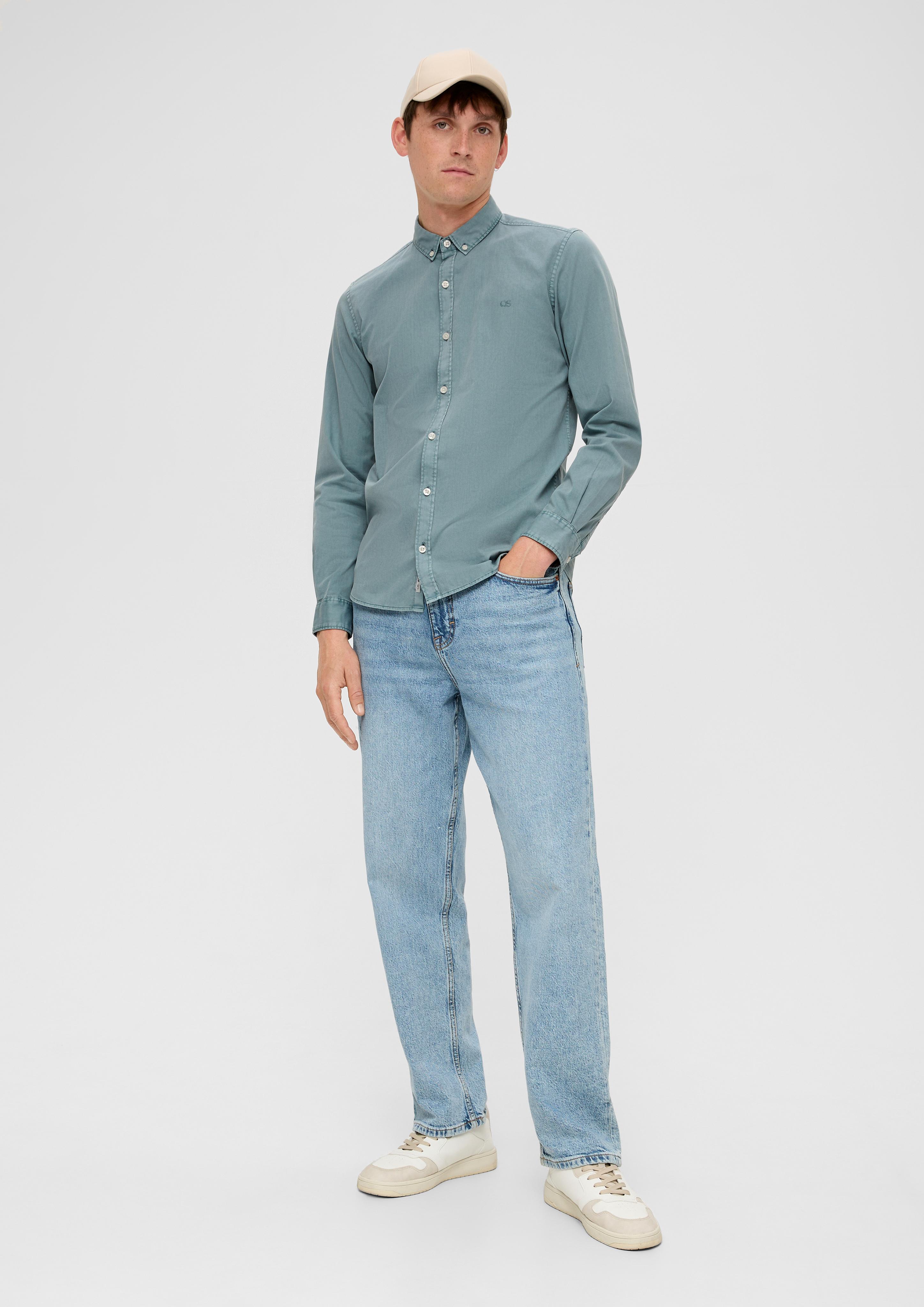 Slim: Hemd aus Baumwolle  2134662-6348