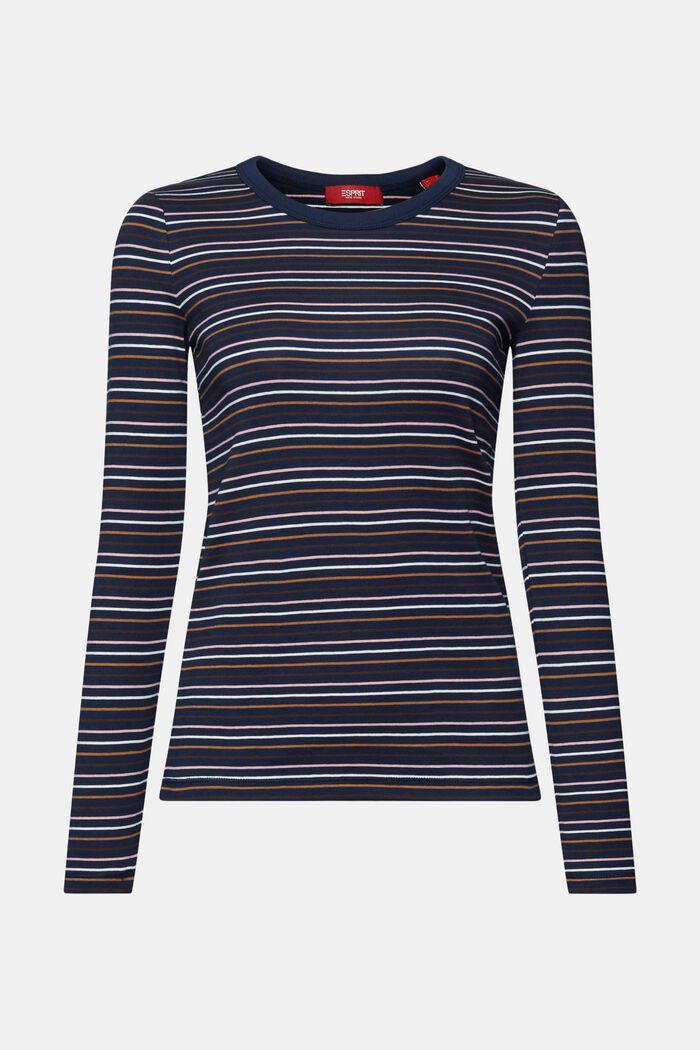 Gestreiftes Longsleeve, Bio-Baumwolle