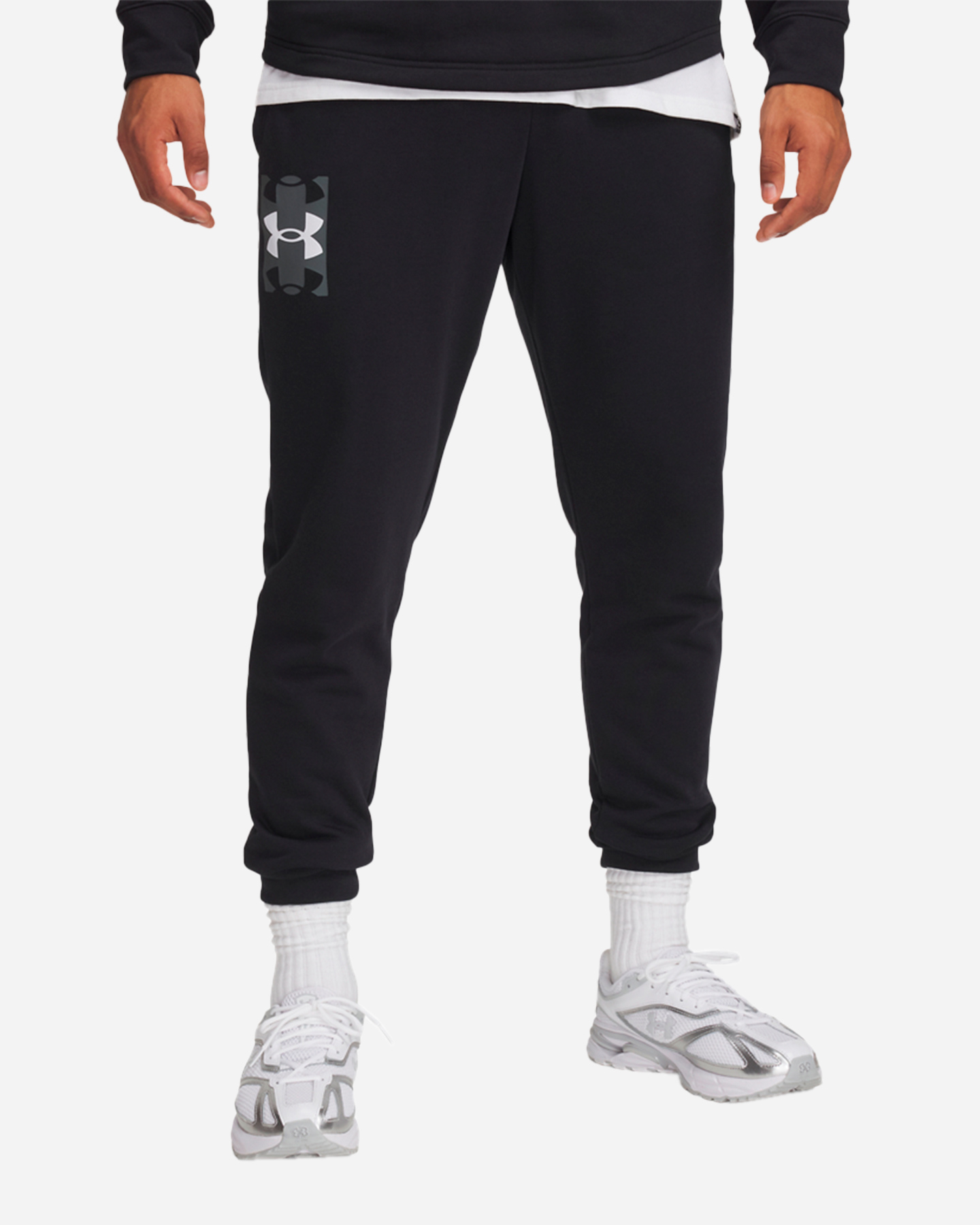 Nohavice Under Armour Rival Terry Logo M 77-1390144-0001