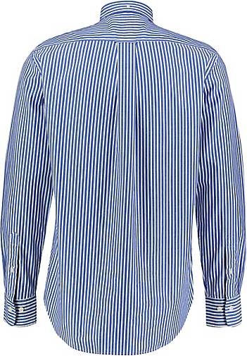 GANT Herren Hemd REG POPLIN STRIPE SHIRT Regular Fit Langarm