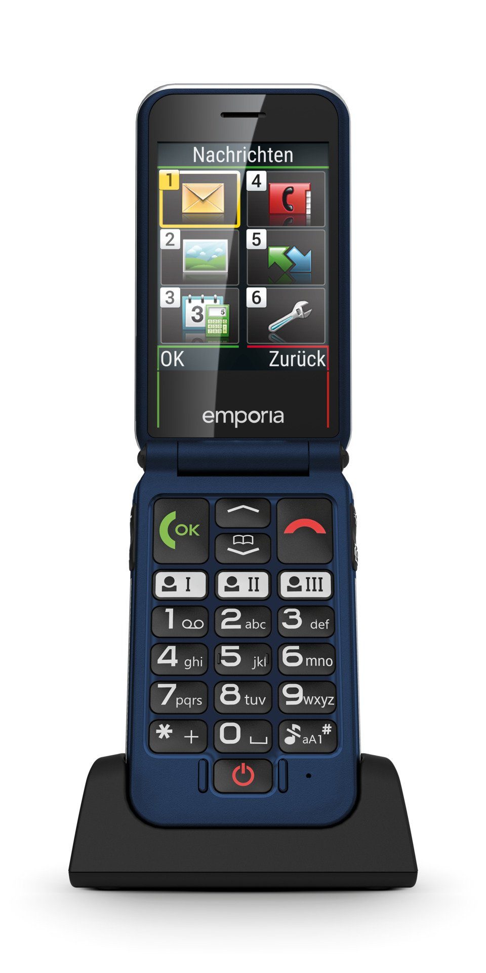 Emporia JOY V228-2G Smartphone (7,1 cm/2,8 Zoll, 0,128 GB Speicherplatz)