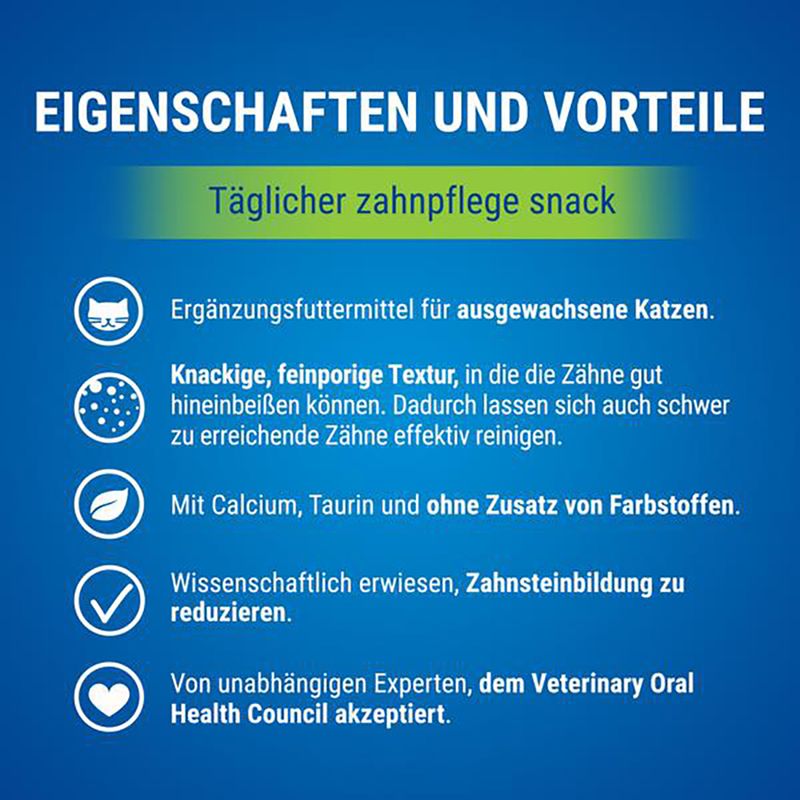 PURINA Dentalife Tägliche Katzen-Zahnpflege-Snacks Huhn | bitiba