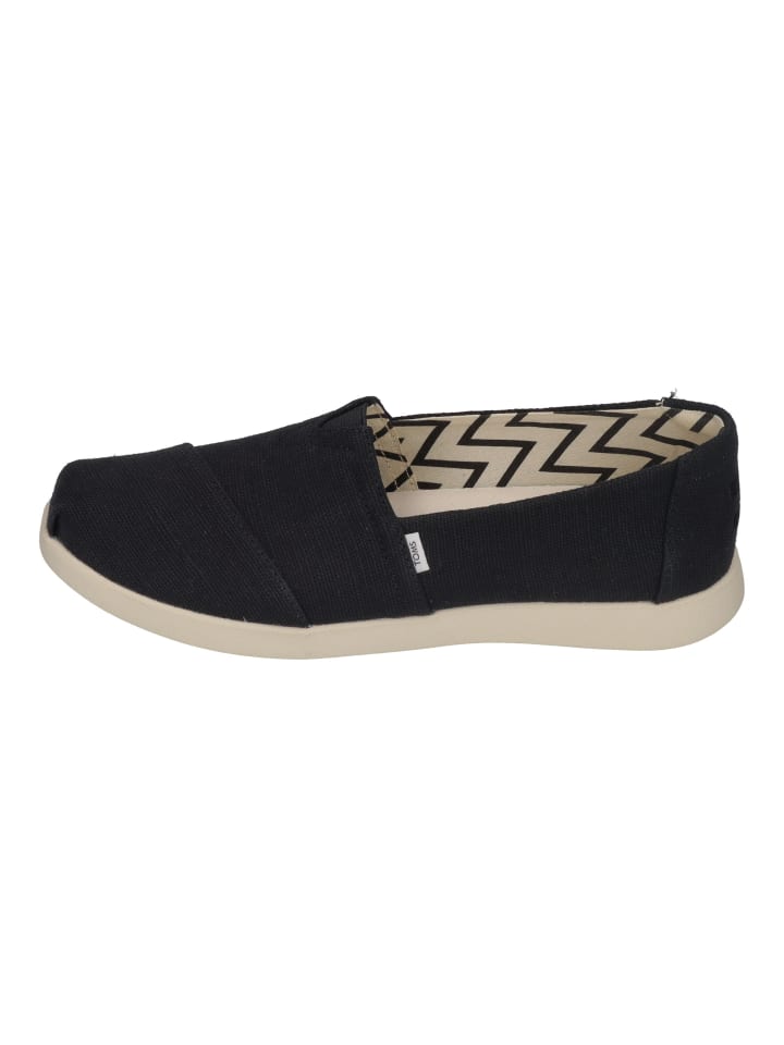 TOMS Espadrilles ALPARGATA PLUS in schwarz günstig kaufen