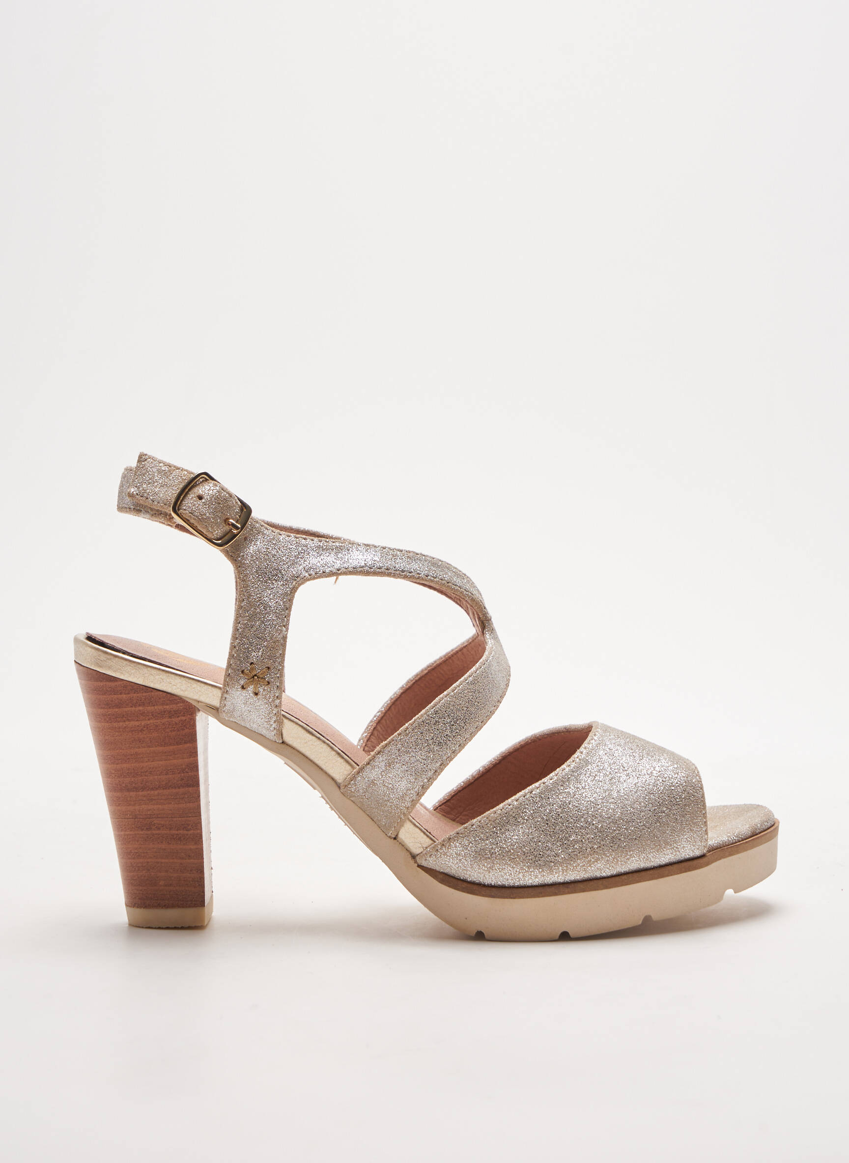 Mam Zelle Sandales Nu Pieds Femme couleur beige