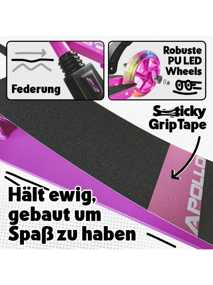 Apollo LED City Roller mit Federung 