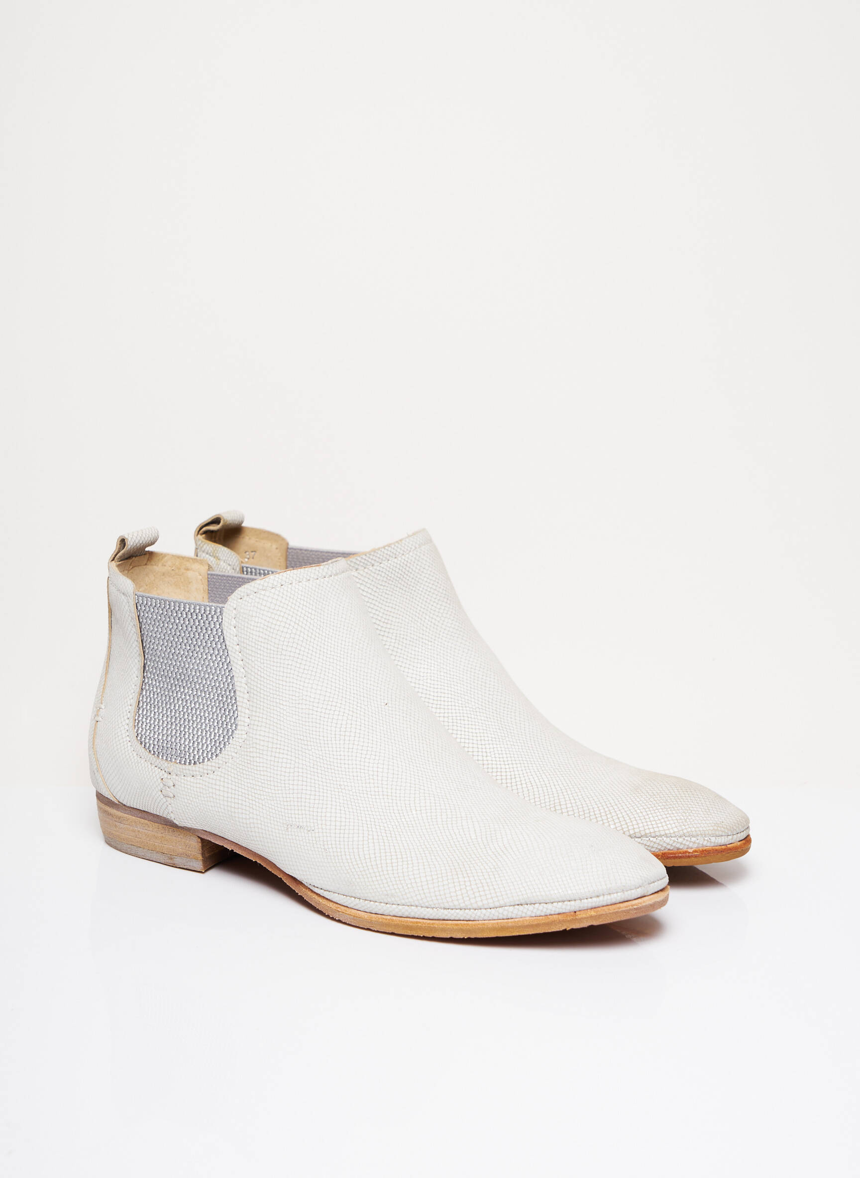 Un Matin D Ete Bottines Femme couleur blanc