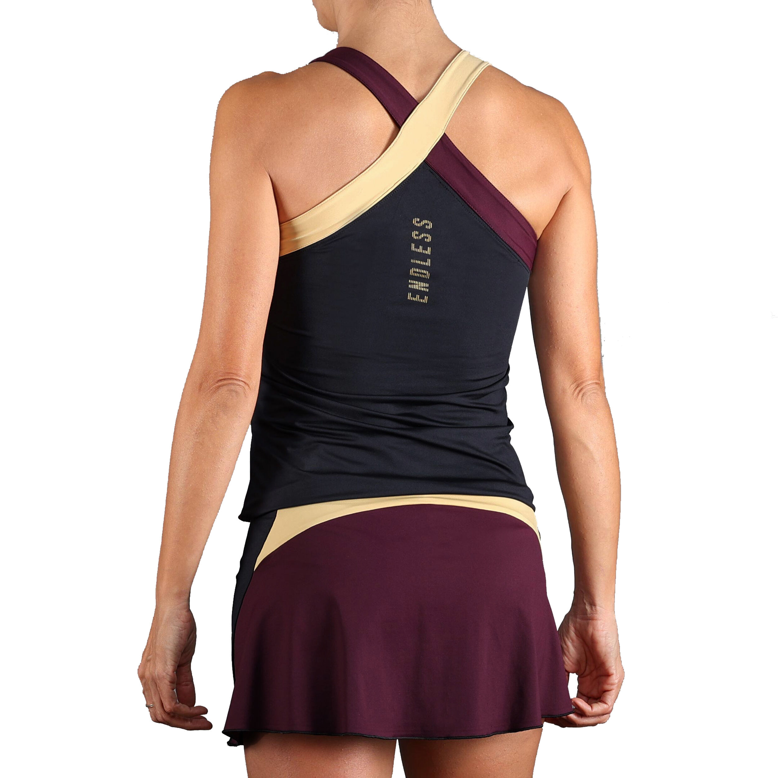 Bliss Tank-Top Damen - Lila, Schwarz