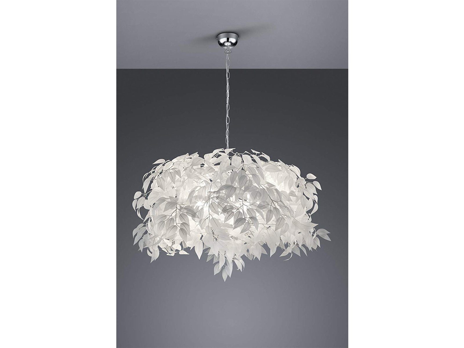 meineWunschleuchte LED Pendelleuchte, Dimmfunktion, LED wechselbar, Warmweiß, groß-e ausgefallene Designer-lampen für Esstisch & Treppenhaus, Ø70cm