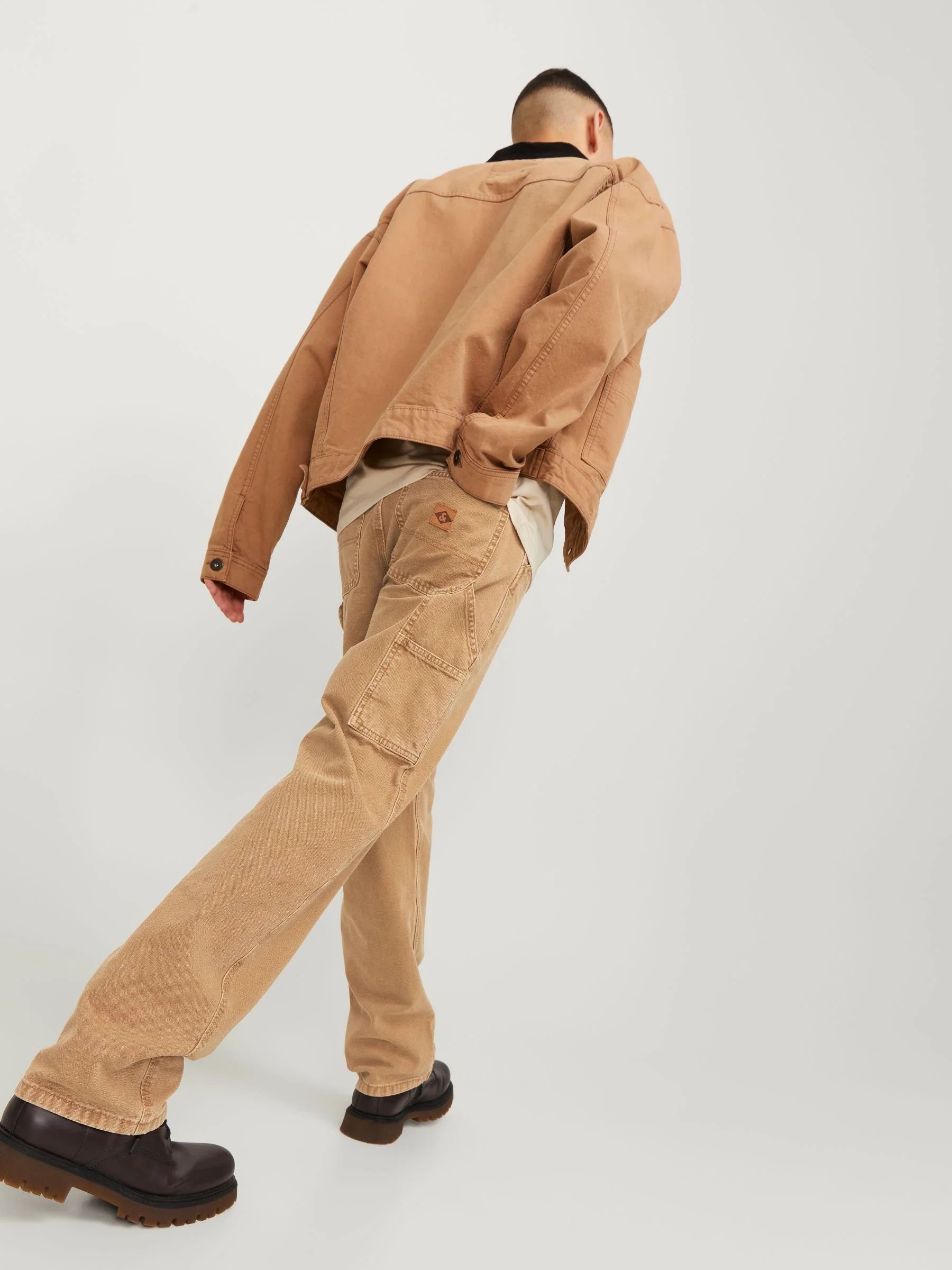 Jack & Jones JJIEDDIE JJCARPENTER - Vaqueros holgados