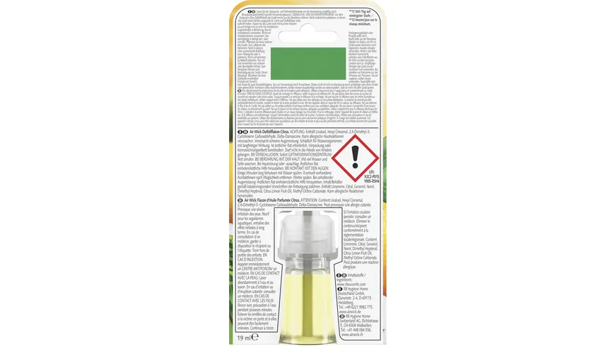 Air Wick Duftölflakon Nachfüller Citrus 19 ml