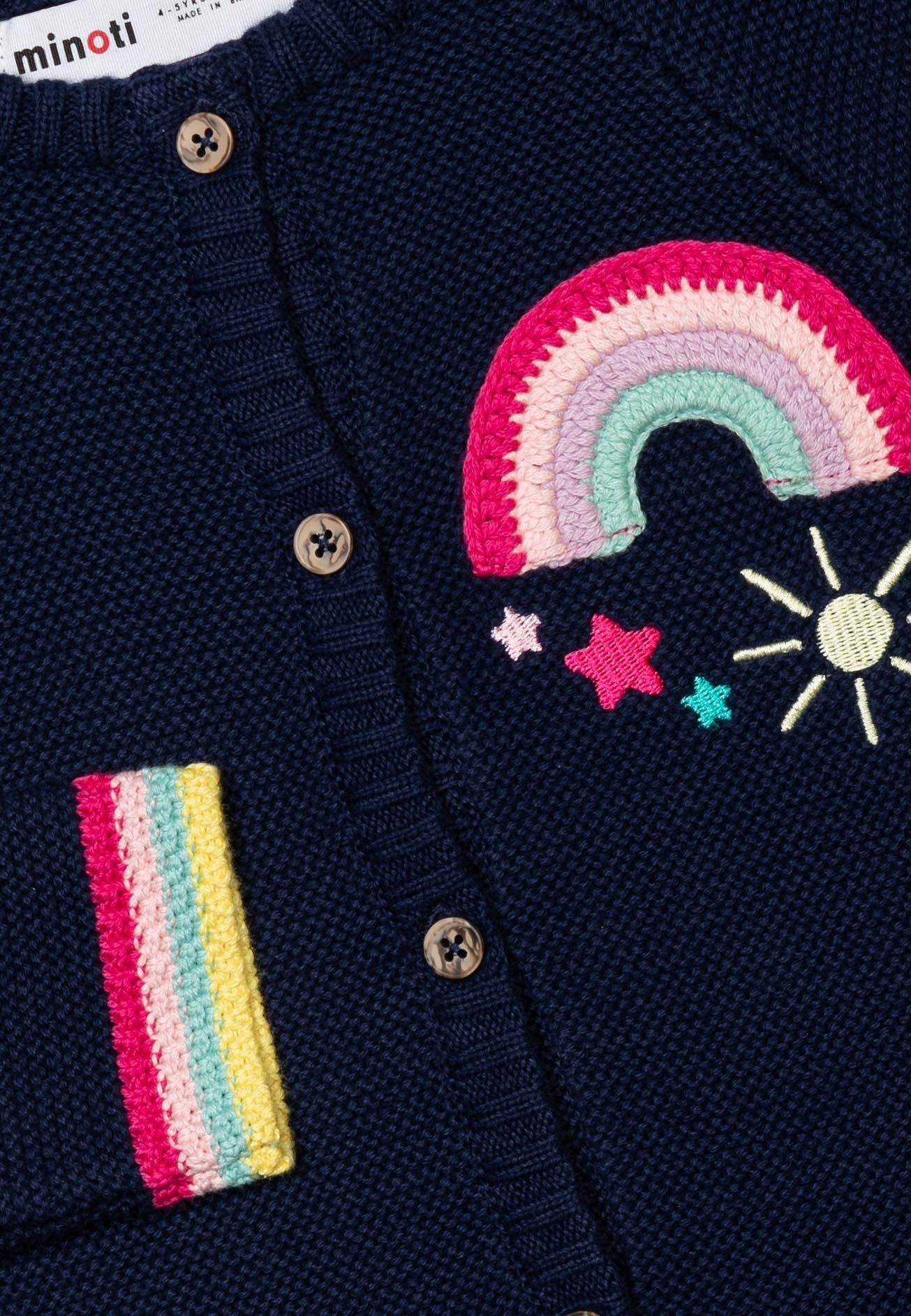 MINOTI Cardigan Strickjacke aus Grobstrick (1y-8y)