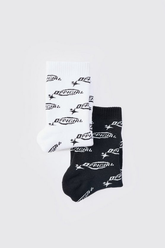 2er-Pack Socken mit Official-Logo