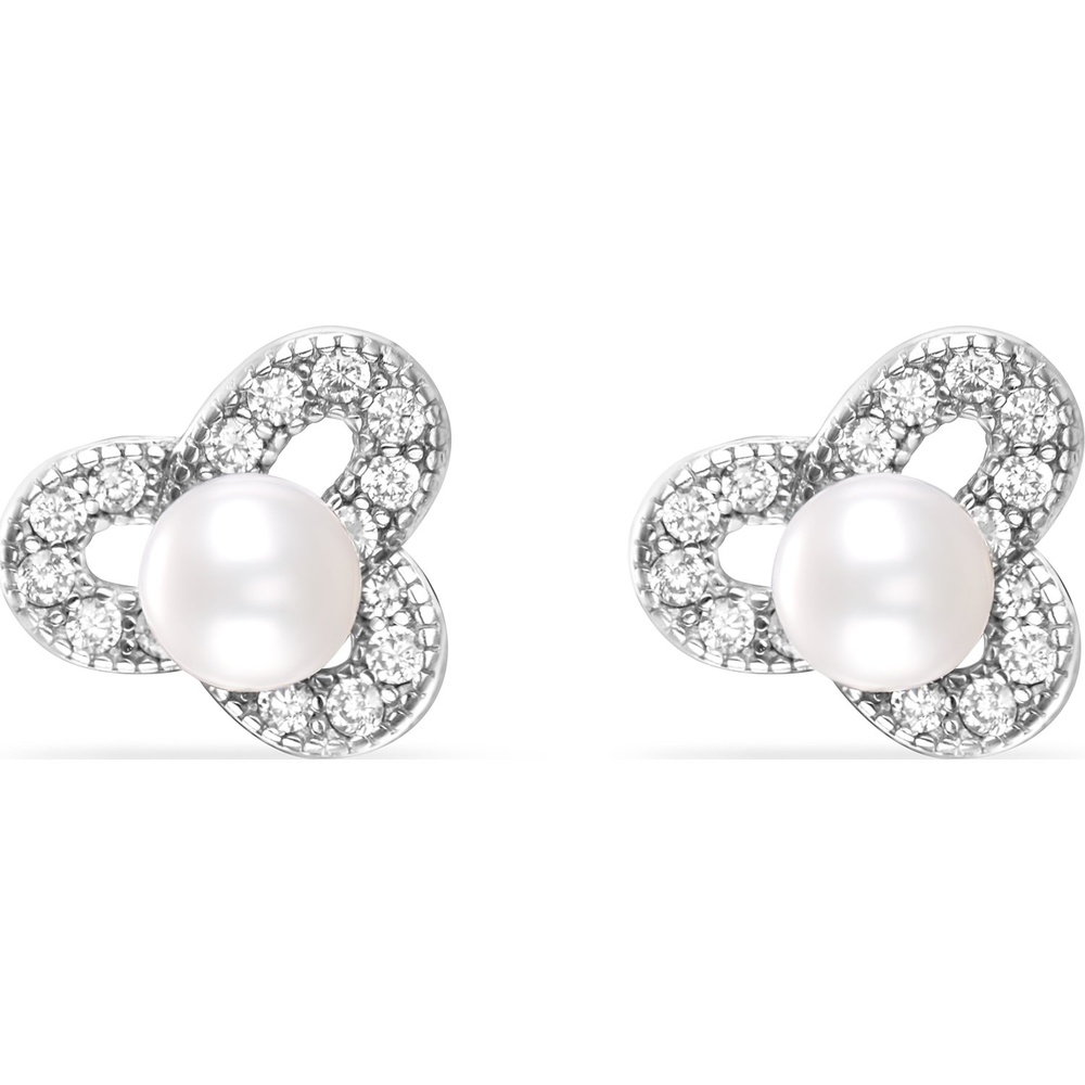 FAVS Boucles d'oreilles à fermoir à poussette 925 Argent Boucles d'oreilles