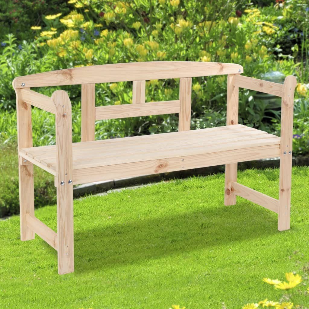 HI Gartenbank Friesenbank Kiefernholz Natur (1-St)