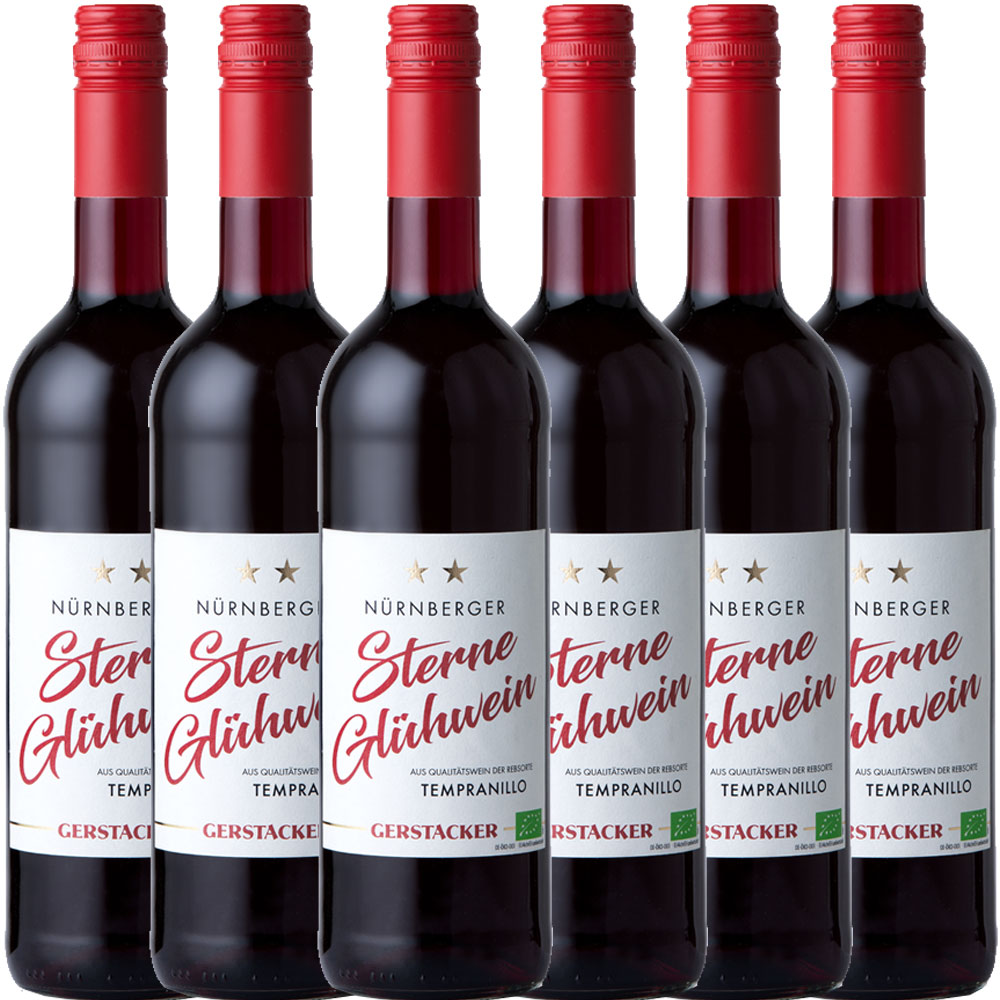 Gerstacker Sterne Bio-Glühwein - 6er-Karton