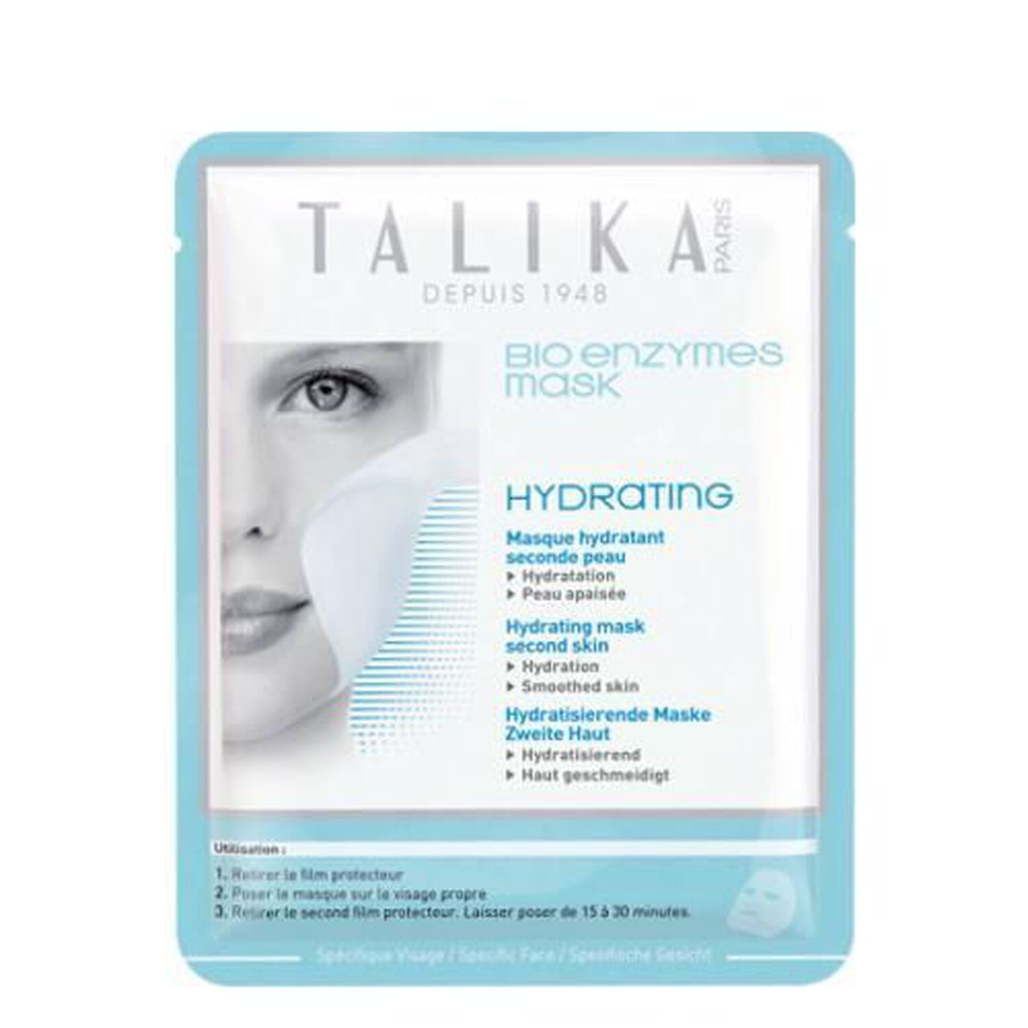 Talika Bio Enzymes Mask Masque Hydratant en Biocellulose