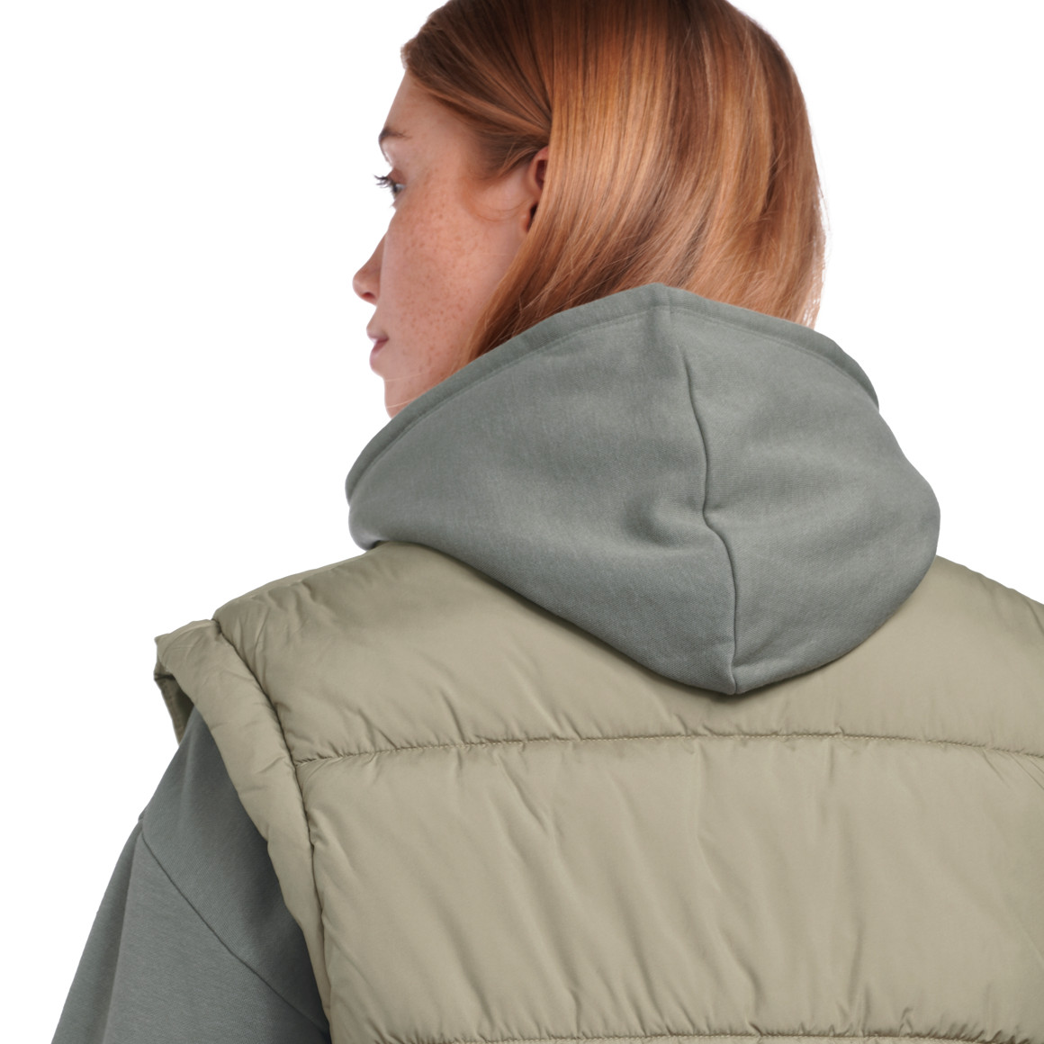 Damen Steppweste im Cropped-Style
