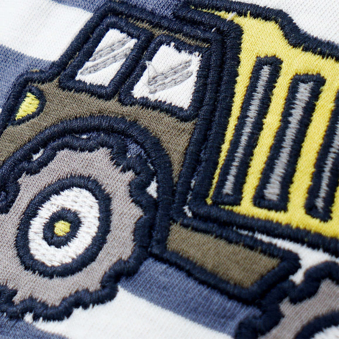 Baby Langarmshirt mit LKW-Applikation