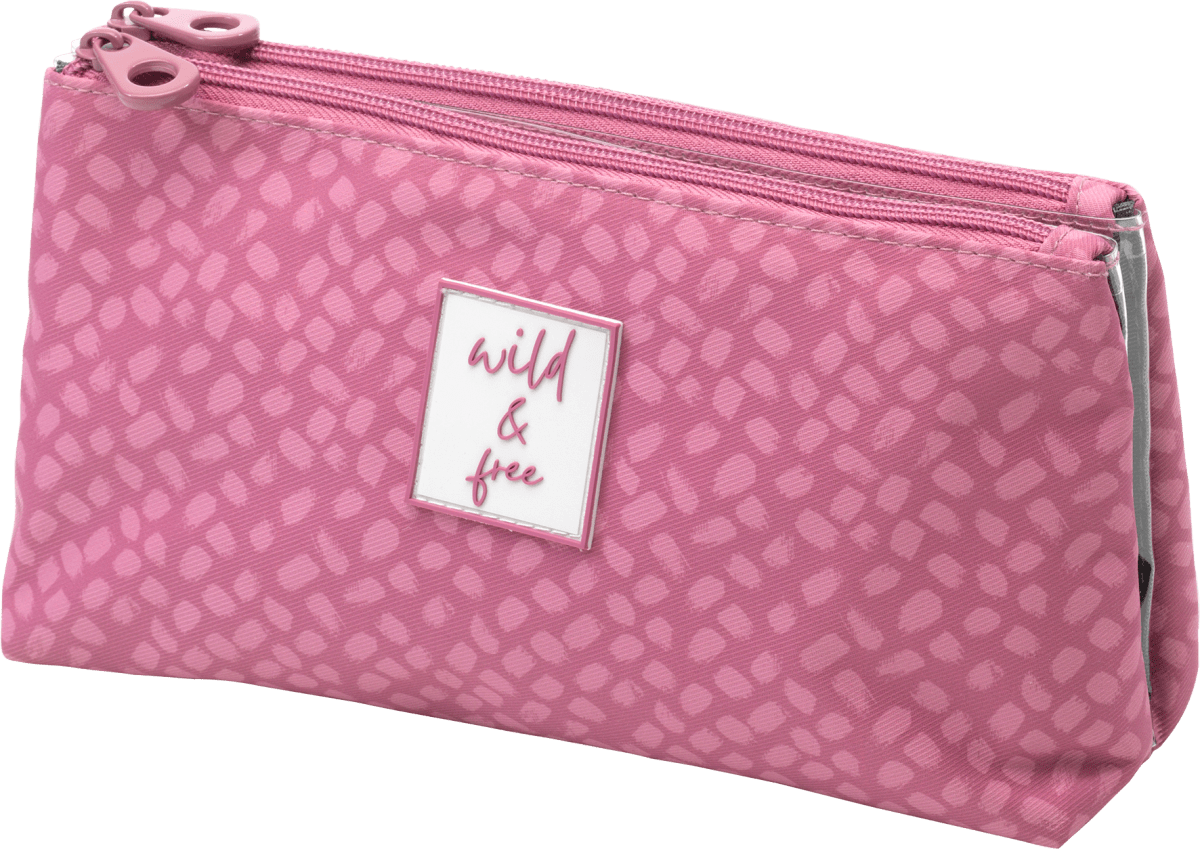 Kosmetiktasche rosa \wild & free\