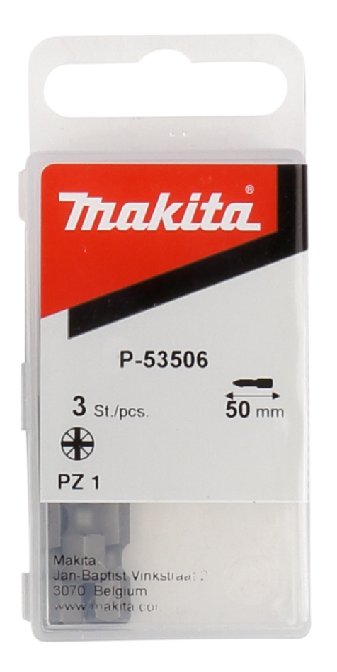 Makita Tilbehør P-53506 Skruebit PZ1x50 mm 1/4