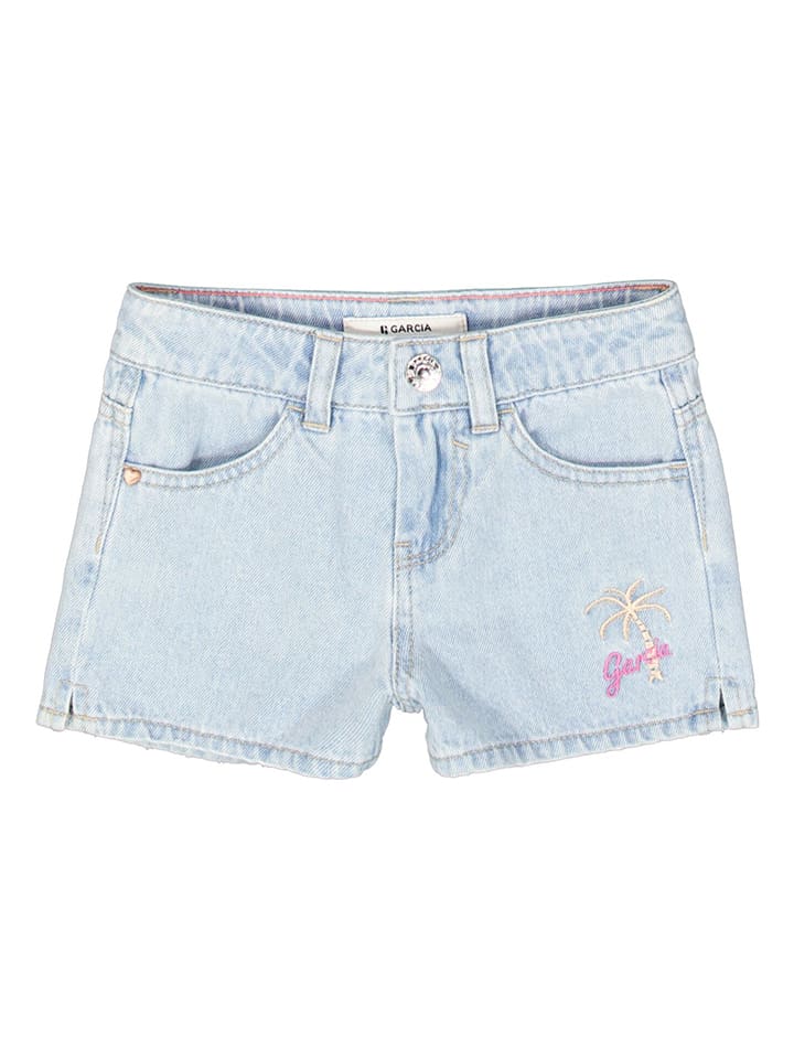 Garcia Jeans-Shorts in Hellblau günstig kaufen