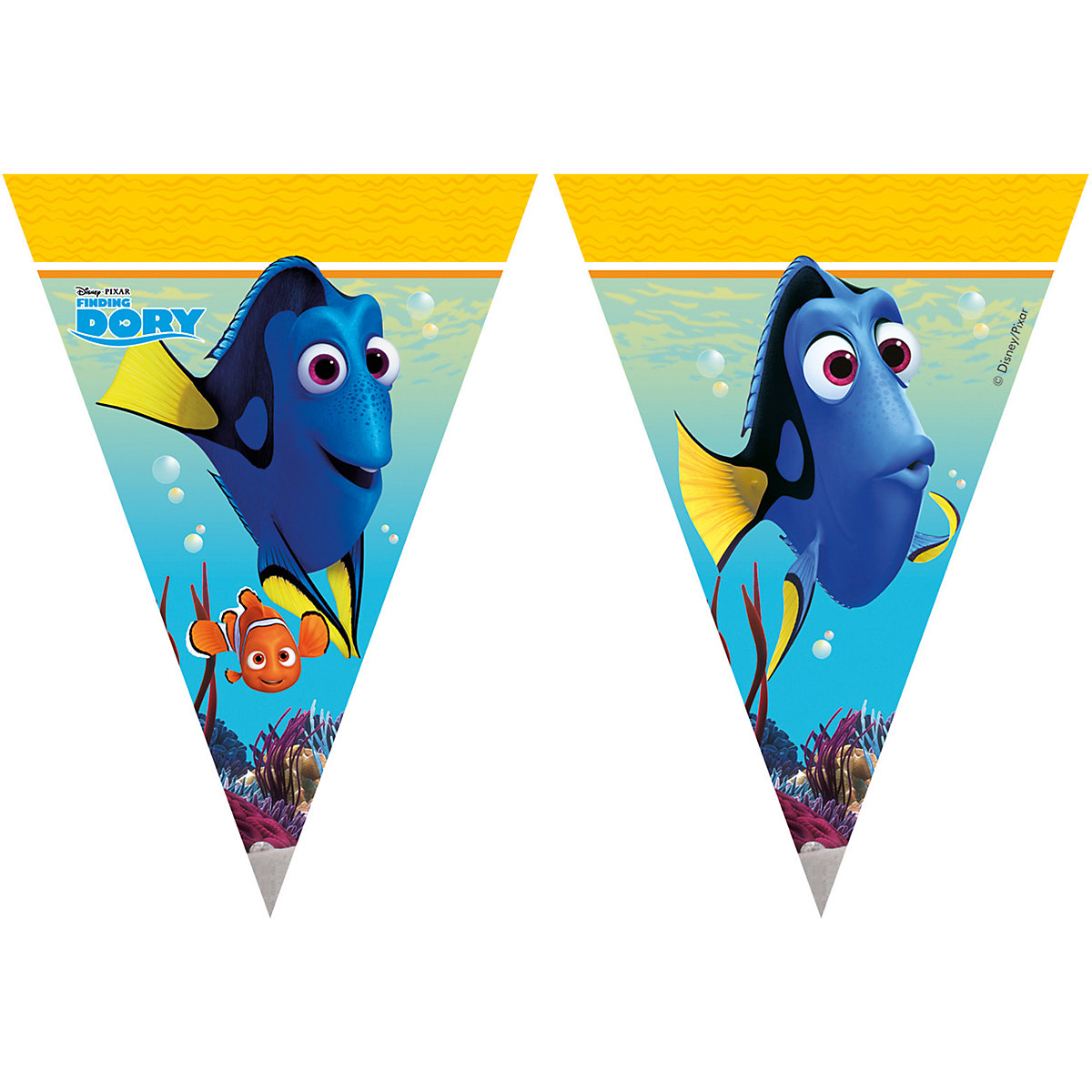 Girlande Wimpelkette   Findet Dorie, 2,3 m
