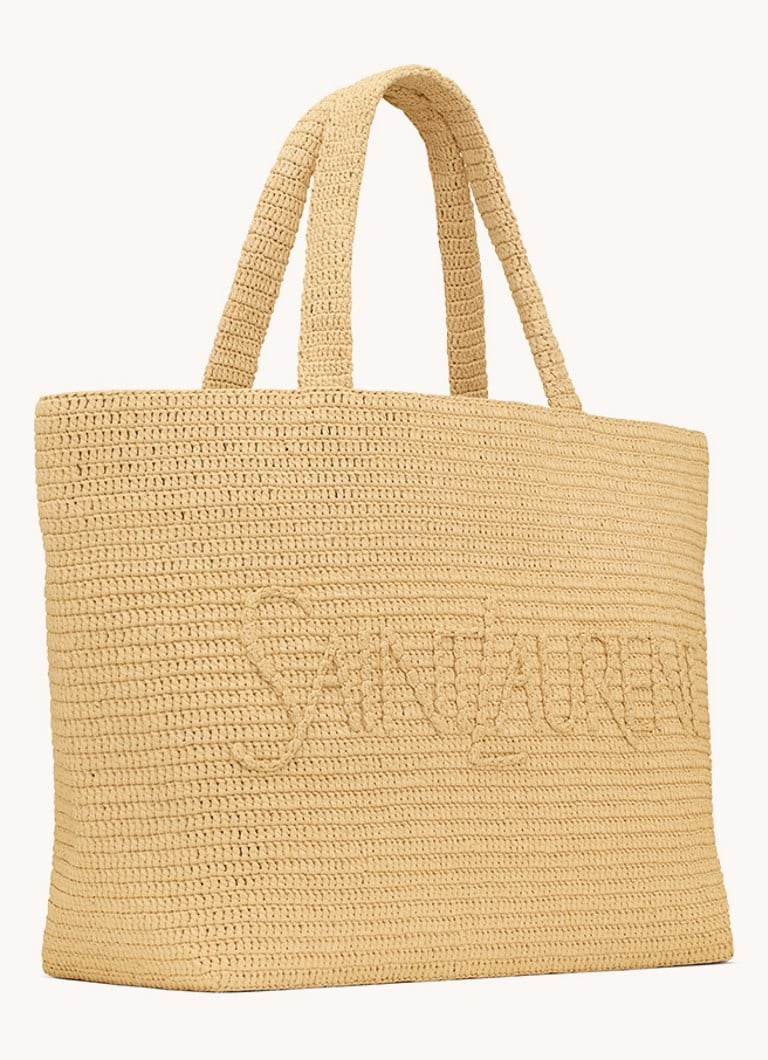 Geantă tote Saint Laurent din rafie