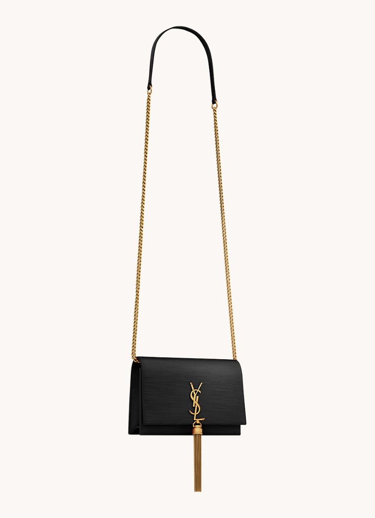 Πορτοφόλι ώμου Saint Laurent Kate με λουράκι και ζιβάγκο