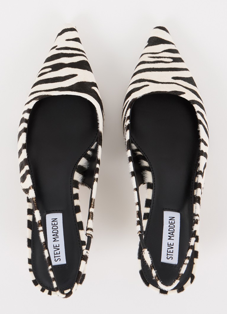 Steve Madden Kari slingback kurpes ar zebras apdruku