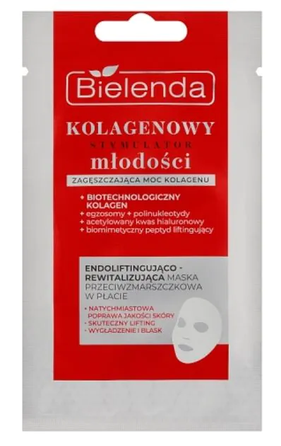 Bielenda Collagen Youth Stimulator endoliftende og revitaliserende sheetmaske