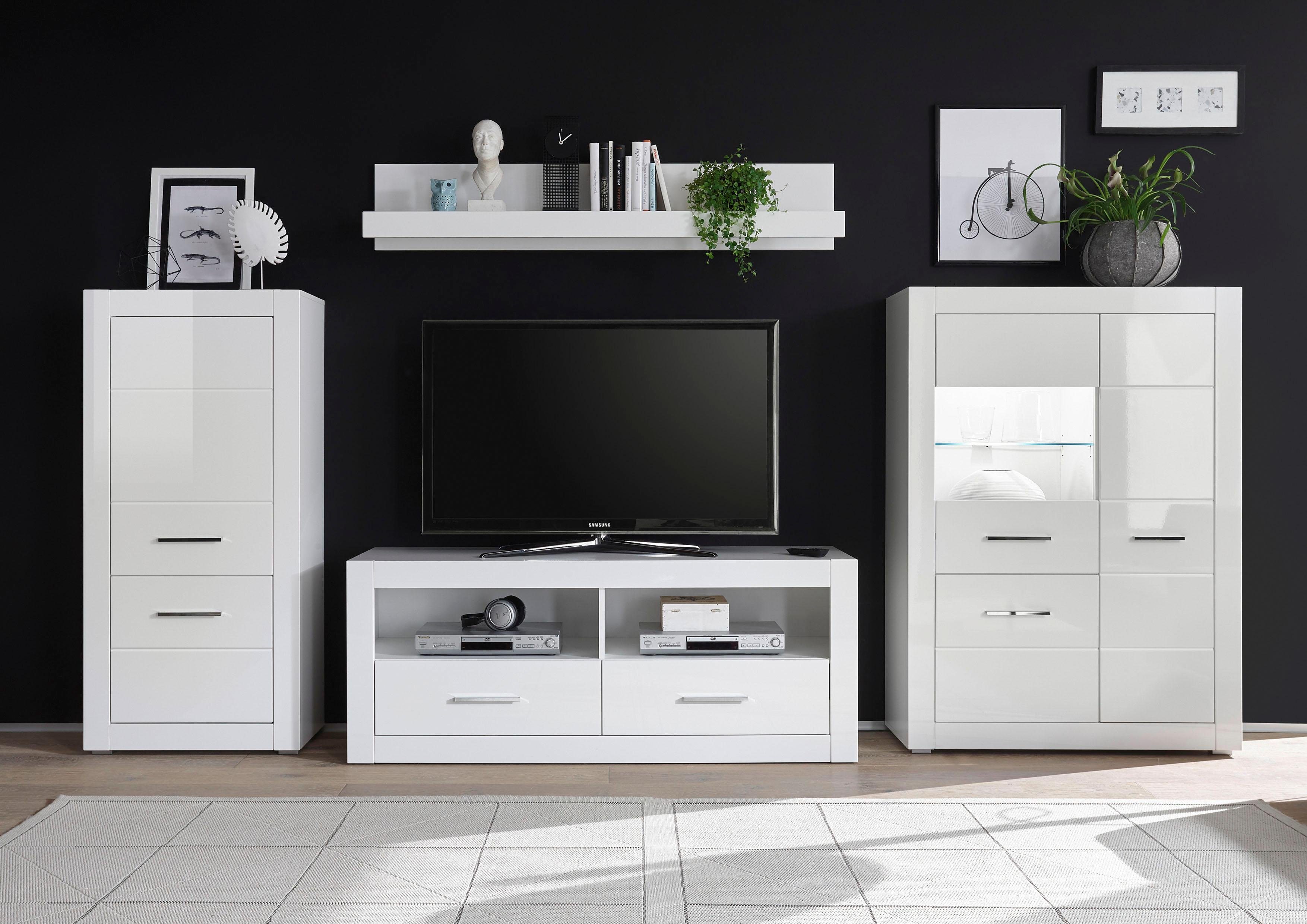 INOSIGN Wohnwand BIANCO, (Set, 4-St)