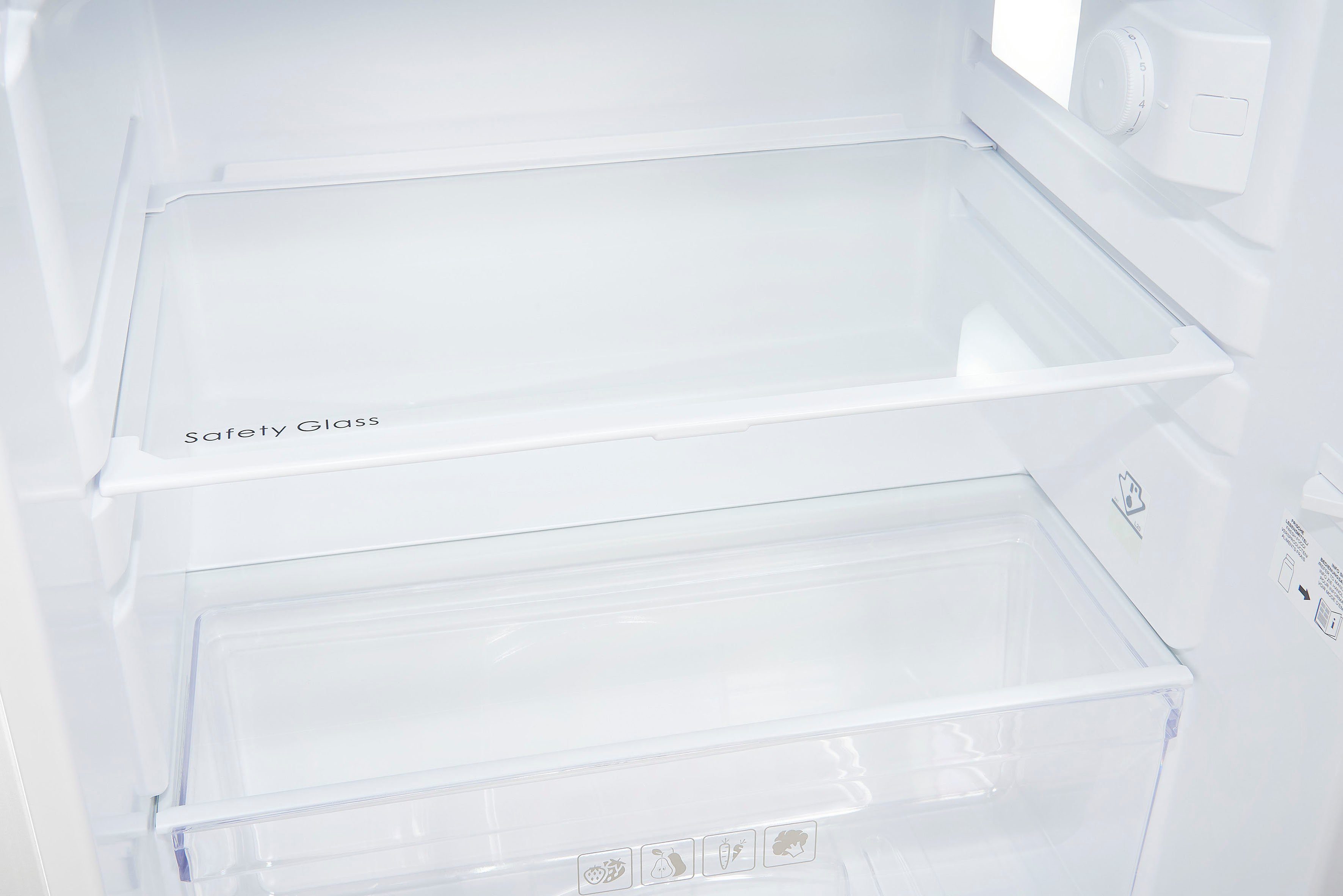 exquisit Kühlschrank KS16-4-E-040E weiss, 85,5 cm hoch, 55 cm breit