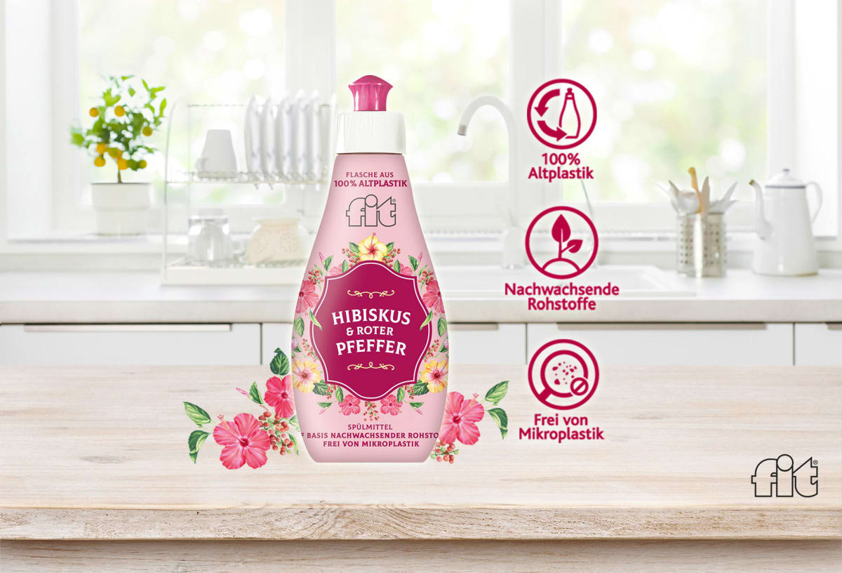 Spülmittel Hibiskus & Roter Pfeffer, 400 ml