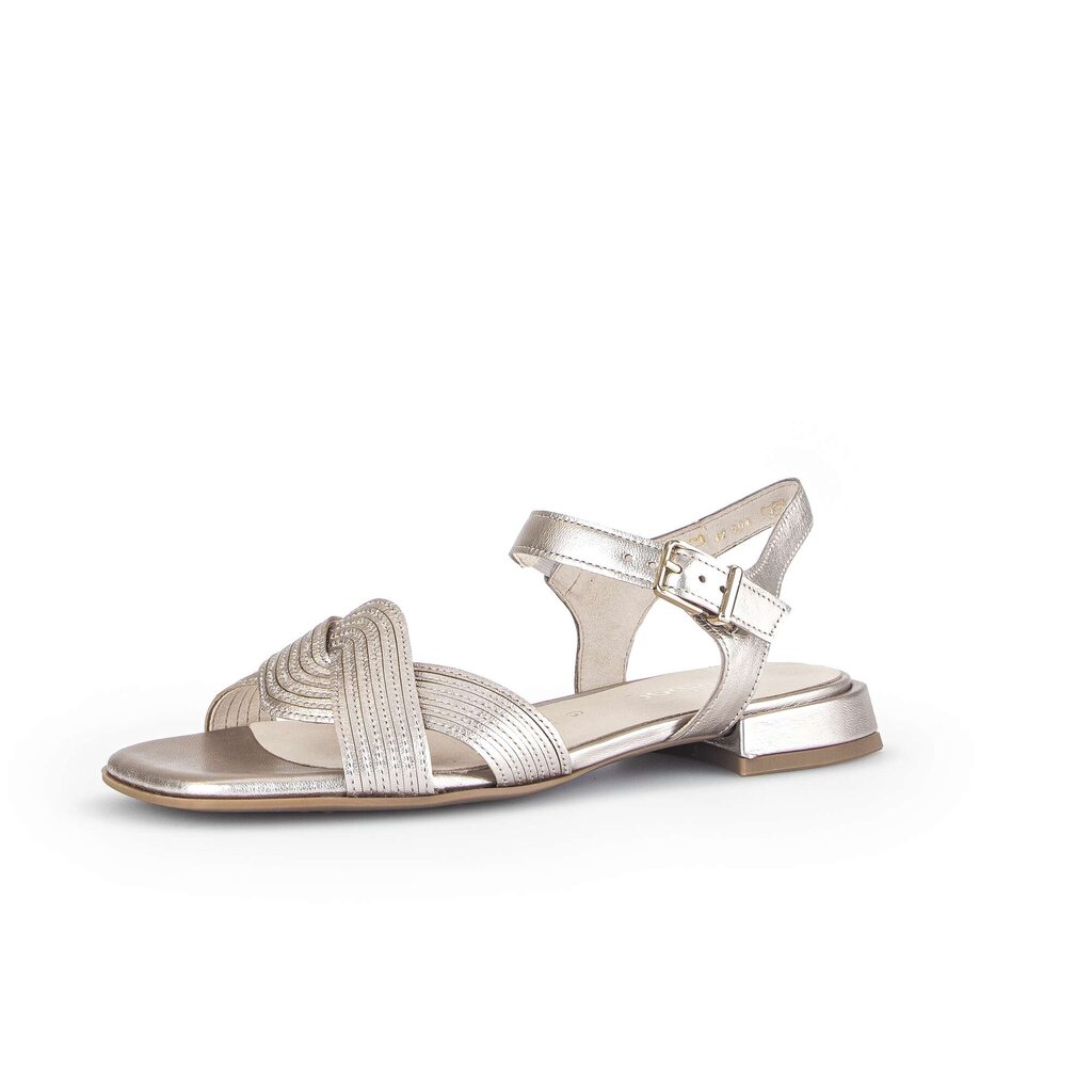 Gabor comfort Riemchensandale gold