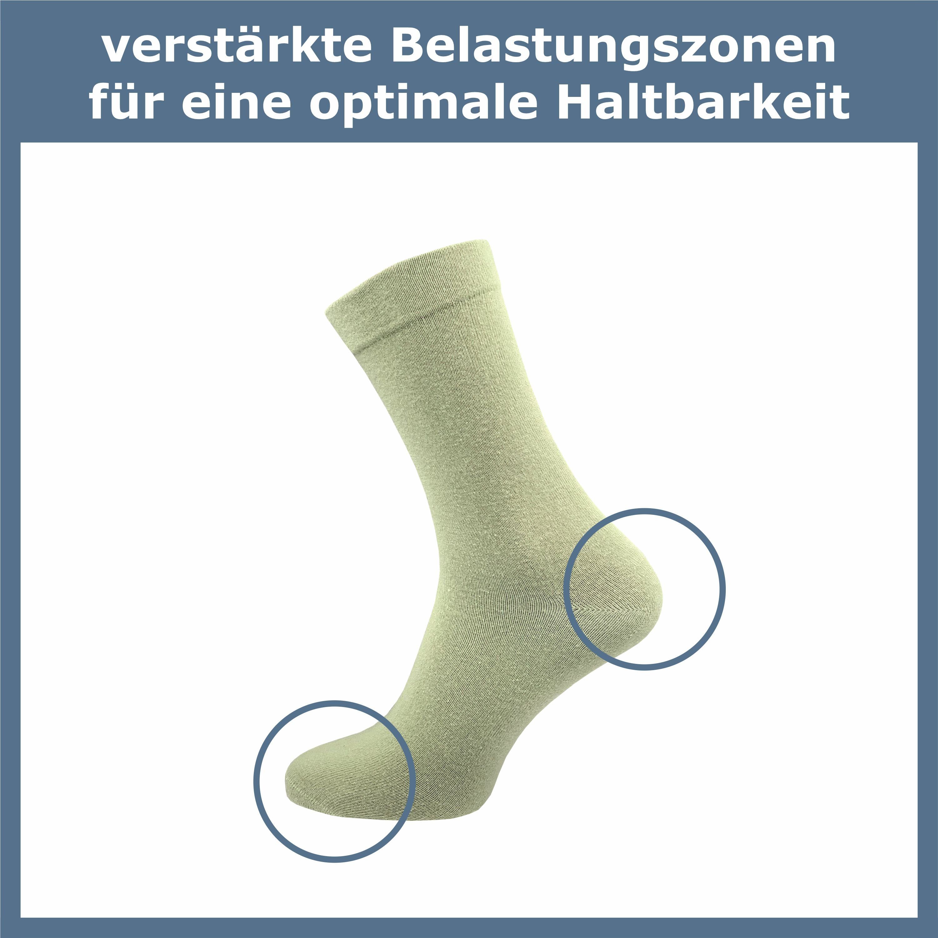 GAWILO Diabetikersocken für Damen - Ohne Gummibund - Ohne drückende Naht - Extra weit (9 Paar) Venensocke mit hohem Anteil Baumwolle sorgt für angenehmes Fußklima