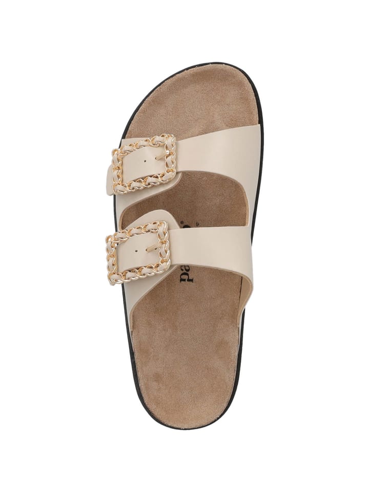 palado Plateau-Pantoletten in Beige günstig kaufen