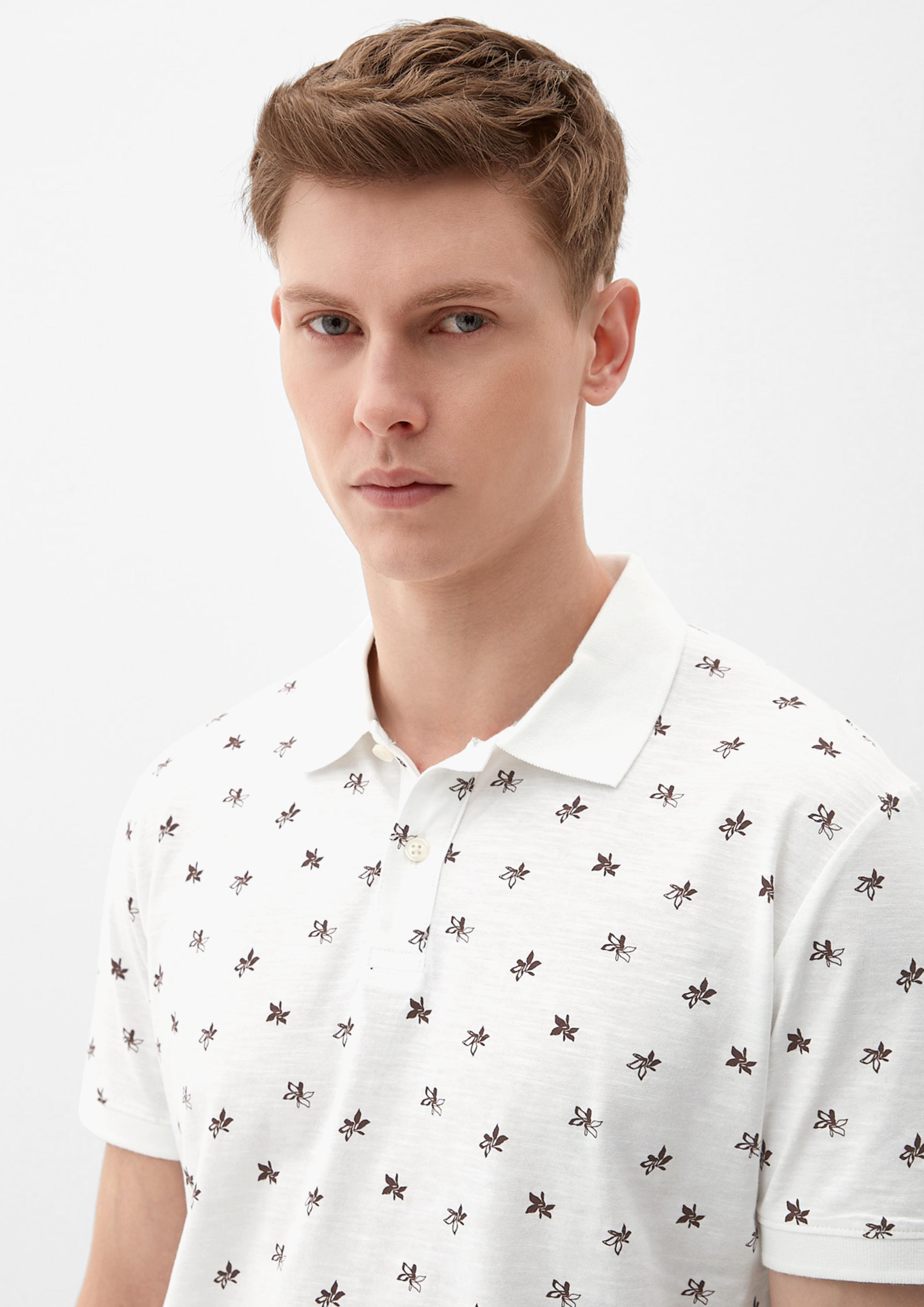 Poloshirt mit Allover-Print  2131471-01A1