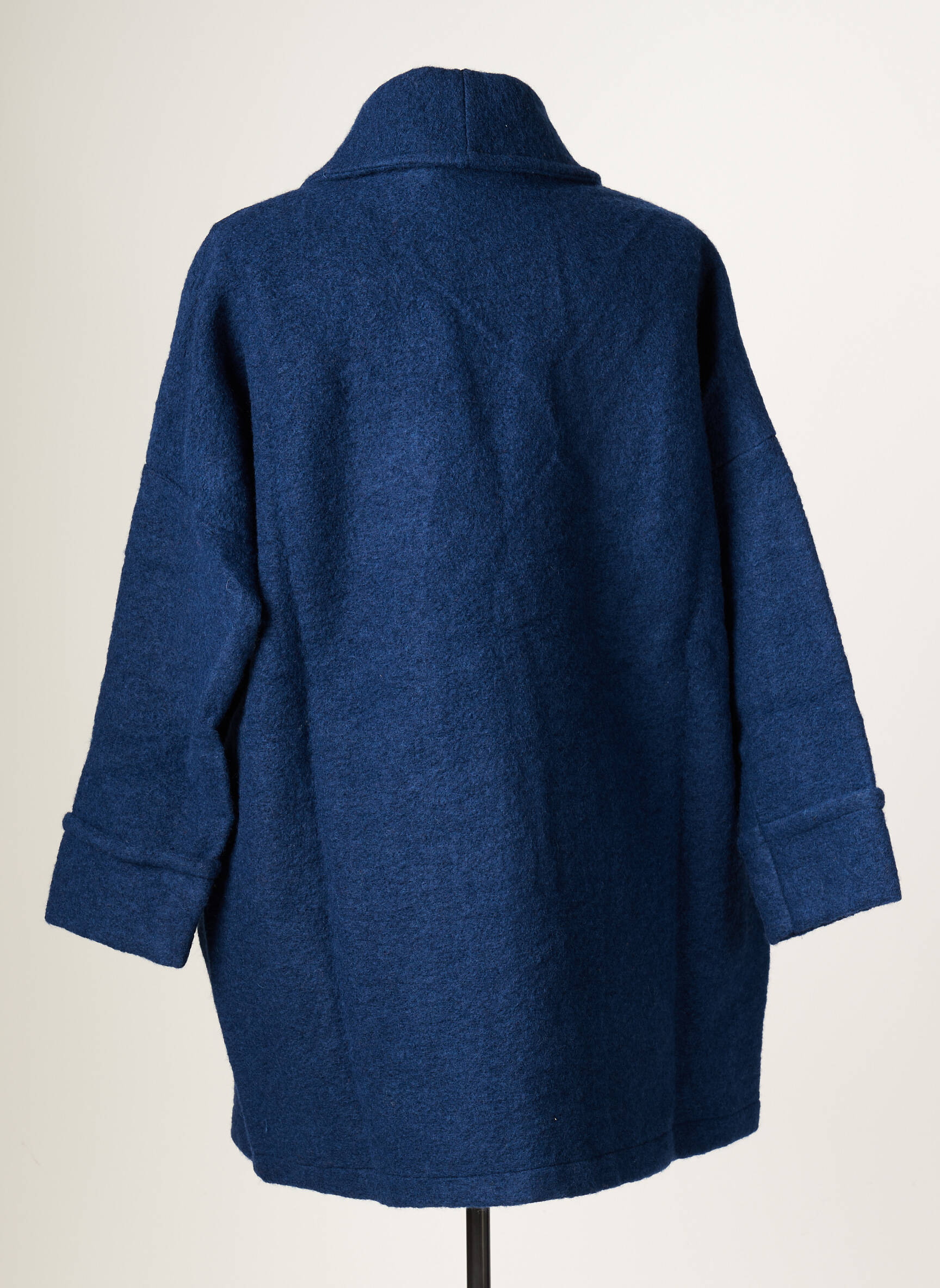 Blanc Boheme Manteaux Longs Femme couleur bleu