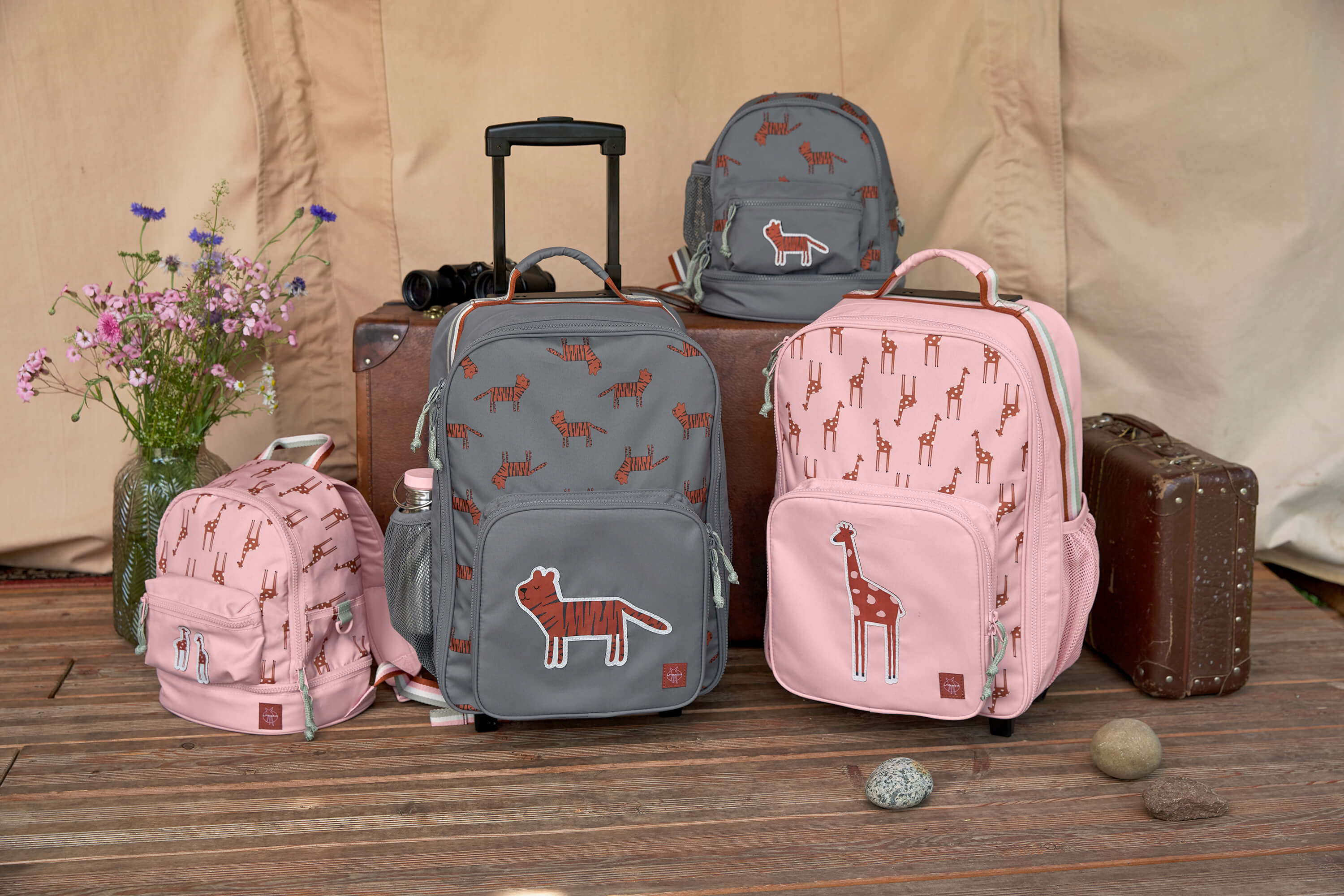 Kinderkoffer - Trolley, Safari Giraffe