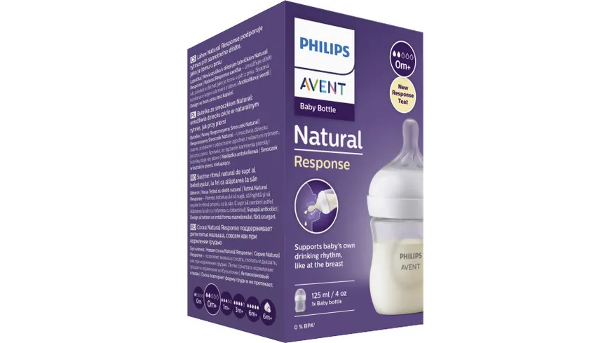 Philips Avent Babyflasche Natural Response ab 0 Monate