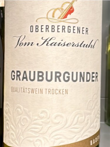 Oberbergener BassgeigeVom Kaiserstuhl Grauer Burgunder 2022